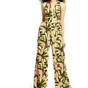 Agua Bendita x Target Women's Peony Botanical Print Jumpsuit